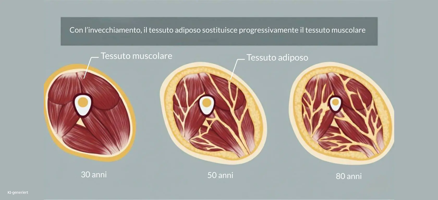 Sarcopenia: tessuto muscolare e tessuto adiposo